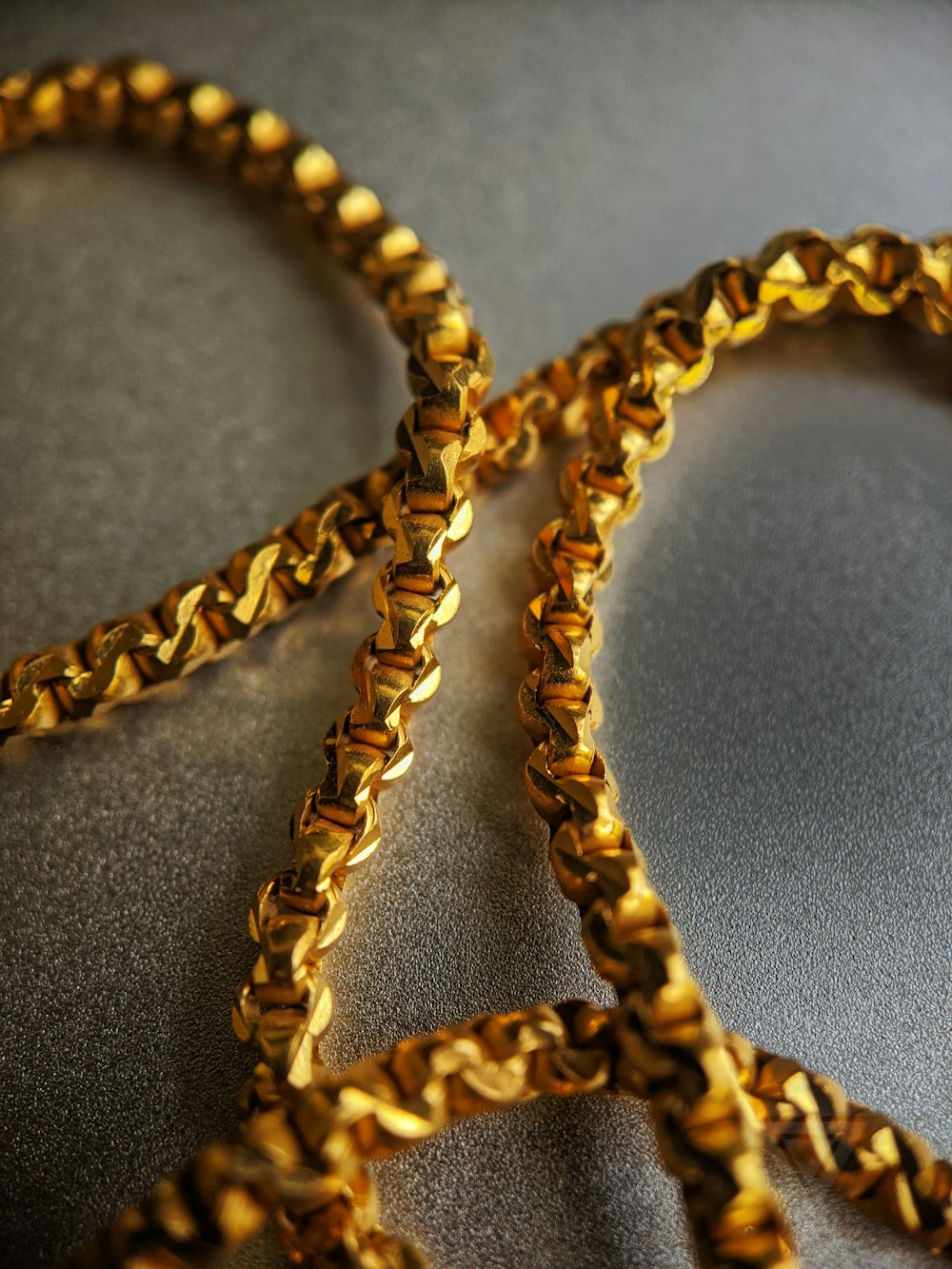 Collar cadena veneciana en oro 18K, 45 cm